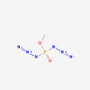 molecular formula CH3N6O2P B14631170 Methyl phosphorodiazidate CAS No. 57468-69-6