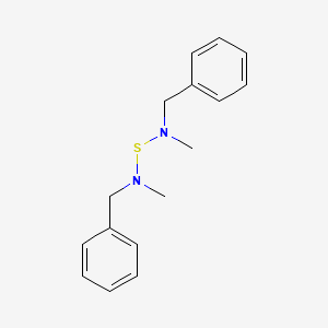 molecular formula C16H20N2S B14631195 Bis(benzylmethylamino)sulfide CAS No. 53370-29-9