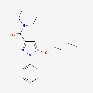 5-Butoxy-N,N-diethyl-1-phenyl-1H-pyrazole-3-carboxamide