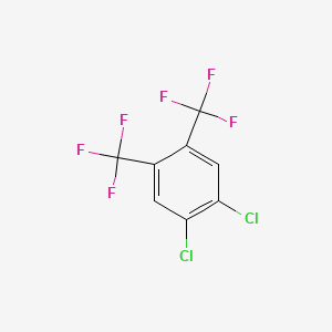 molecular formula C8H2Cl2F6 B1463133 1,2-Dichloro-4,5-bis-(trifluoromethyl)benzene CAS No. 320-22-9