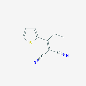 Propanedinitrile, [1-(2-thienyl)propylidene]-