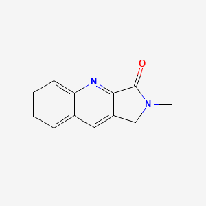 3H-Pyrrolo[3,4-b]quinolin-3-one, 1,2-dihydro-2-methyl-