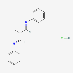 2-methyl-N,N'-diphenylpropane-1,3-diimine;hydrochloride