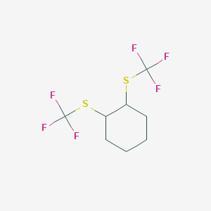 Cyclohexane, 1,2-bis[(trifluoromethyl)thio]-