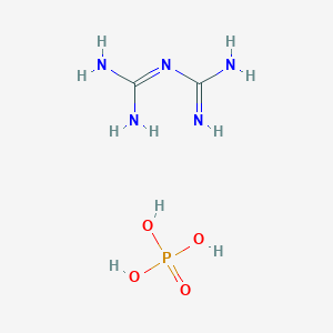 1-(Diaminomethylidene)guanidine;phosphoric acid