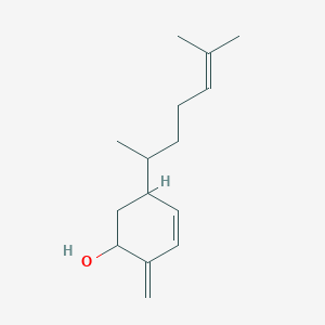 molecular formula C15H24O B14631475 5-(6-Methylhept-5-EN-2-YL)-2-methylidenecyclohex-3-EN-1-OL CAS No. 56144-27-5