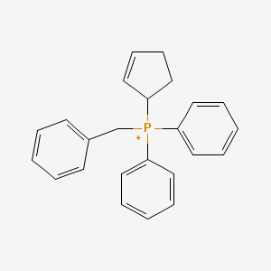 Benzyl-cyclopent-2-en-1-yl-diphenylphosphanium