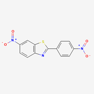 6-Nitro-2-(4-nitrophenyl)-1,3-benzothiazole