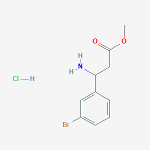 molecular formula C10H13BrClNO2 B1463150 3-氨基-3-(3-溴苯基)丙酸甲酯盐酸盐 CAS No. 1197825-07-2