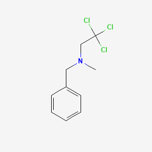 Benzenemethanamine, N-methyl-N-(2,2,2-trichloroethyl)-