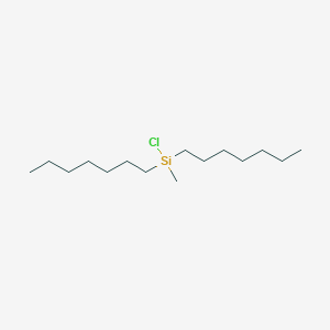 molecular formula C15H33ClSi B14631517 Chloro(diheptyl)methylsilane CAS No. 53053-77-3