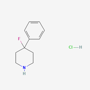 molecular formula C11H15ClFN B1463153 4-氟-4-苯基哌啶盐酸盐 CAS No. 1056382-25-2