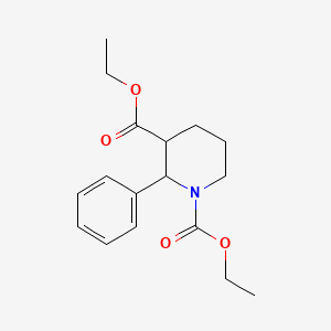 Diethyl 2-phenylpiperidine-1,3-dicarboxylate