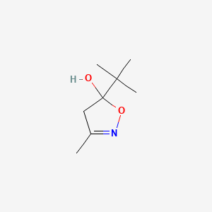 5-(Tert-butyl)-3-methyl-4,5-dihydroisoxazol-5-ol