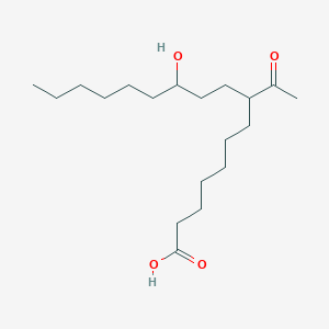 8-Acetyl-11-hydroxyheptadecanoic acid