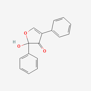 3(2H)-Furanone, 2-hydroxy-2,4-diphenyl-