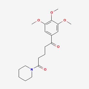 Piperidine, 1-[1,5-dioxo-5-(3,4,5-trimethoxyphenyl)pentyl]-