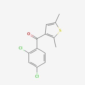 (2,4-Dichlorophenyl)(2,5-dimethylthiophen-3-yl)methanone