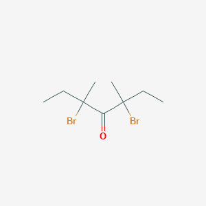 3,5-Dibromo-3,5-dimethylheptan-4-one