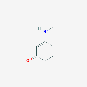 molecular formula C7H11NO B14631757 2-Cyclohexen-1-one, 3-(methylamino)- CAS No. 55998-74-8