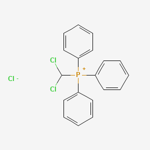 molecular formula C19H16Cl3P B14631758 (Dichloromethyl)(triphenyl)phosphanium chloride CAS No. 57212-38-1