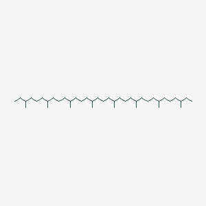 molecular formula C41H84 B14631784 3,7,11,15,19,23,27,31-Octamethyltritriacontane CAS No. 54145-69-6