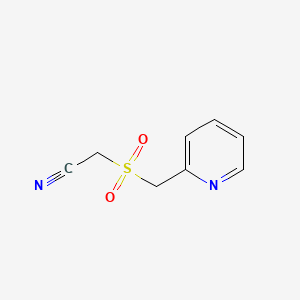 [(Pyridin-2-yl)methanesulfonyl]acetonitrile