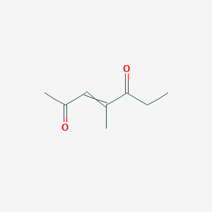 4-Methylhept-3-ene-2,5-dione