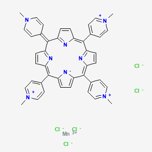 B1463191 Mn(III) meso-Tetra (N-methyl-4-pyridyl) porphine pentachloride CAS No. 125565-45-9