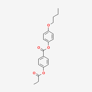 4-Butoxyphenyl 4-(propanoyloxy)benzoate