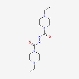 Diazenediylbis[(4-ethylpiperazin-1-yl)methanone]