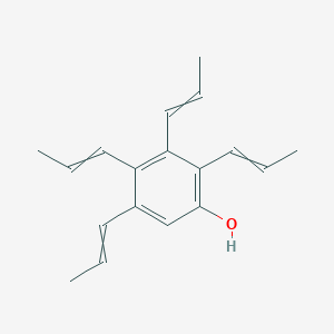 2,3,4,5-Tetra(prop-1-en-1-yl)phenol