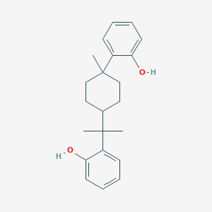 2-{2-[4-(2-Hydroxyphenyl)-4-methylcyclohexyl]propan-2-yl}phenol