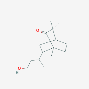 6-(4-Hydroxybutan-2-yl)-1,3,3-trimethylbicyclo[2.2.2]octan-2-one