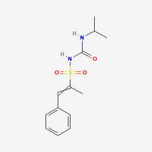 1-Phenyl-N-[(propan-2-yl)carbamoyl]prop-1-ene-2-sulfonamide