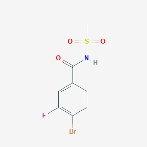 N-(4-Bromo-3-fluorobenzoyl)-methanesulfonamide
