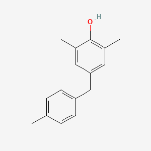 2,6-Dimethyl-4-[(4-methylphenyl)methyl]phenol