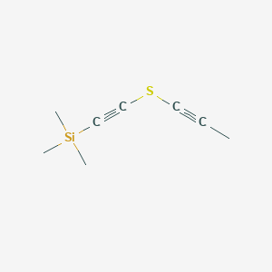 Trimethyl{[(prop-1-yn-1-yl)sulfanyl]ethynyl}silane