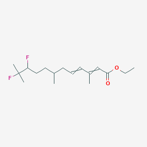 Ethyl 10,11-difluoro-3,7,11-trimethyldodeca-2,4-dienoate