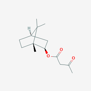 Butanoic acid, 3-oxo-, (1R,2R,4R)-1,7,7-trimethylbicyclo[2.2.1]hept-2-yl ester, rel-