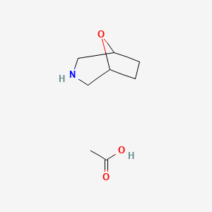 Acetic acid;8-oxa-3-azabicyclo[3.2.1]octane