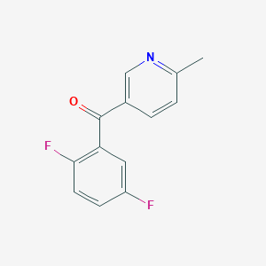 5-(2,5-Difluorobenzoyl)-2-methylpyridine