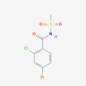 N-(4-Bromo-2-chlorobenzoyl)-methanesulfonamide
