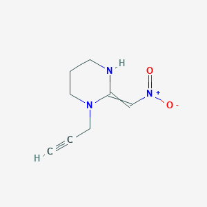 2-(Nitromethylidene)-1-(prop-2-yn-1-yl)hexahydropyrimidine