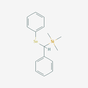 Trimethyl[phenyl(phenylselanyl)methyl]silane