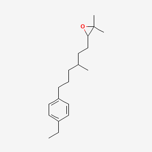 3-[6-(4-Ethylphenyl)-3-methylhexyl]-2,2-dimethyloxirane