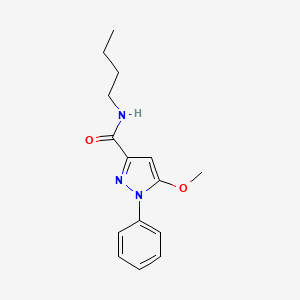 N-Butyl-5-methoxy-1-phenyl-1H-pyrazole-3-carboxamide