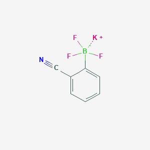 molecular formula C7H4BF3KN B1463226 Potassium (2-cyanophenyl)trifluoroborate CAS No. 929038-12-0