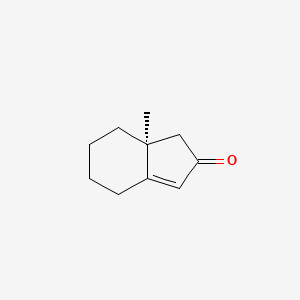 2H-Inden-2-one, 1,4,5,6,7,7a-hexahydro-7a-methyl-, (S)-