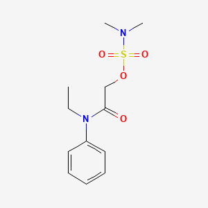 2-[Ethyl(phenyl)amino]-2-oxoethyl dimethylsulfamate